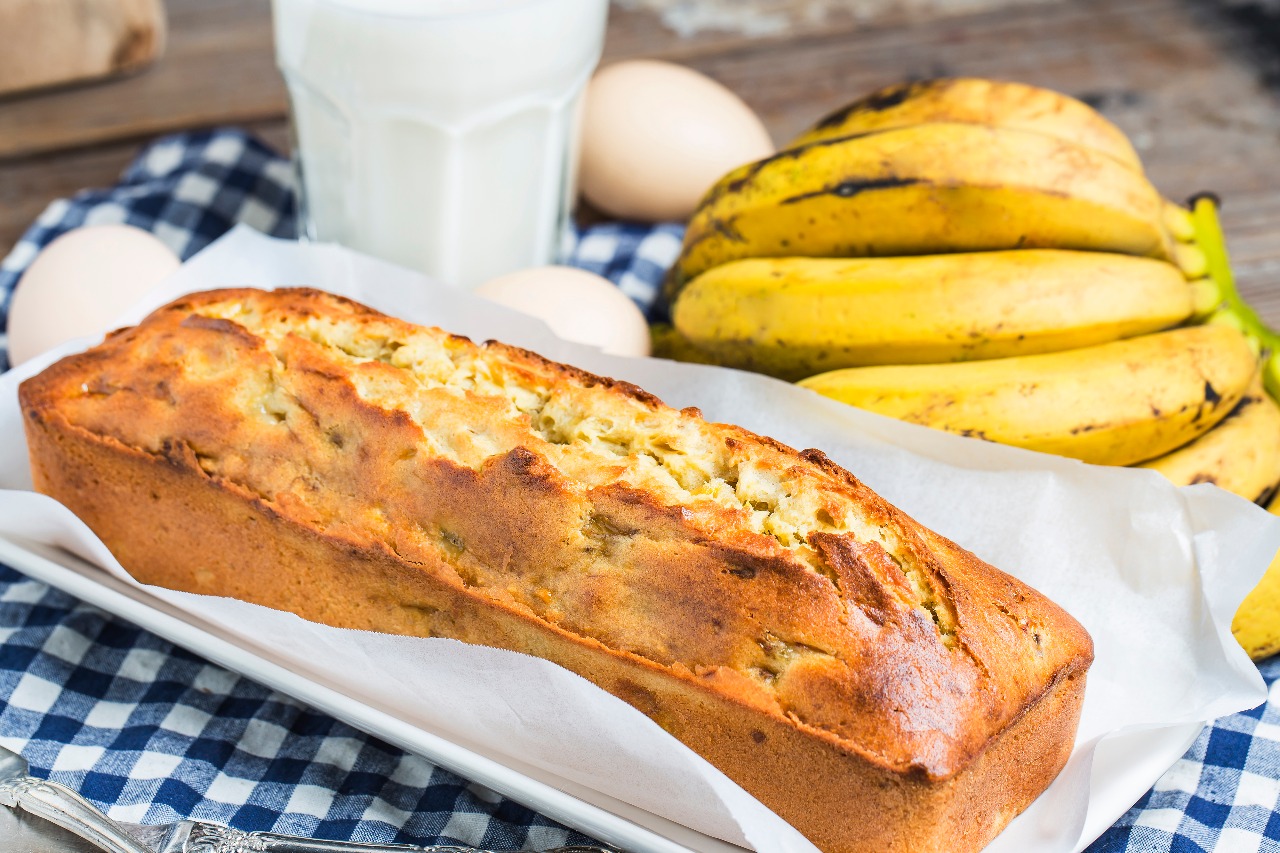 Receita de Bolo de Banana Fitness